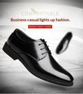 Véritables chaussures en cuir d'affaires formelle extra-grand homme