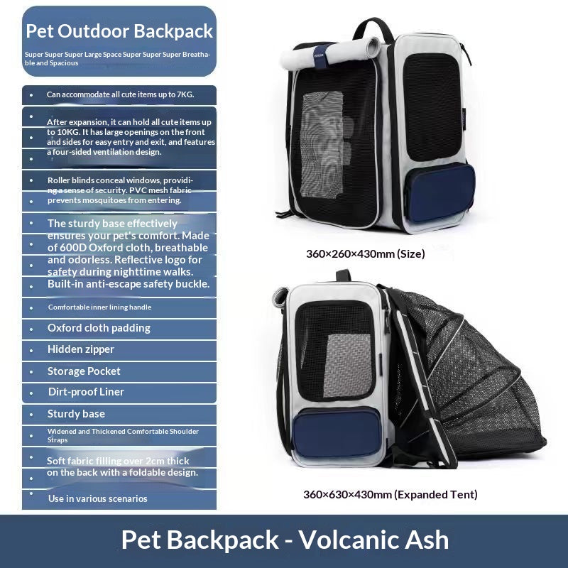 Sac à dos extérieur pour animaux de compagnie Portable et respirant