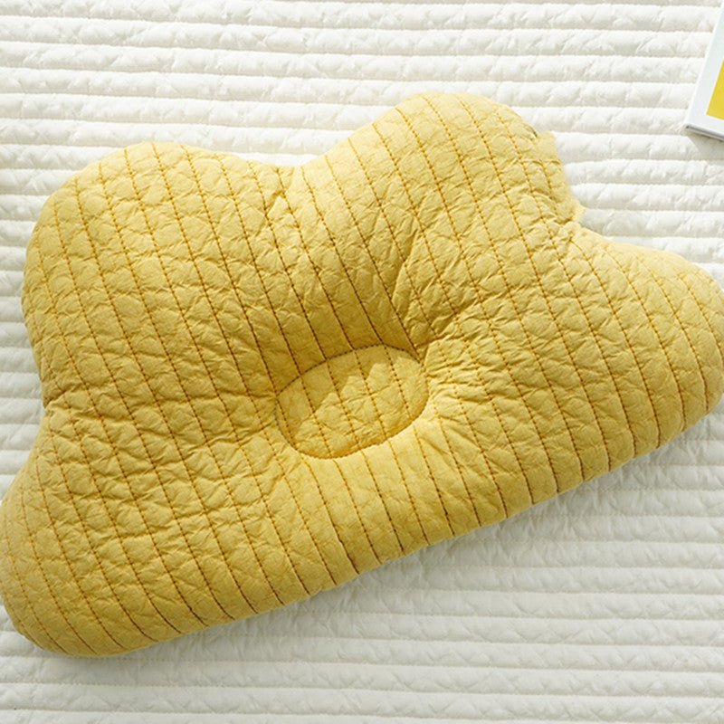 Coton Shaping Respirant Oreiller Anti-déviation Tête Bébé Correction