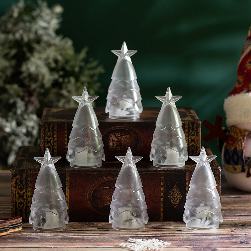 LED Bougie électronique lumières Arbre de Noël Décorations KTV Party Atmosphere Crystal Night