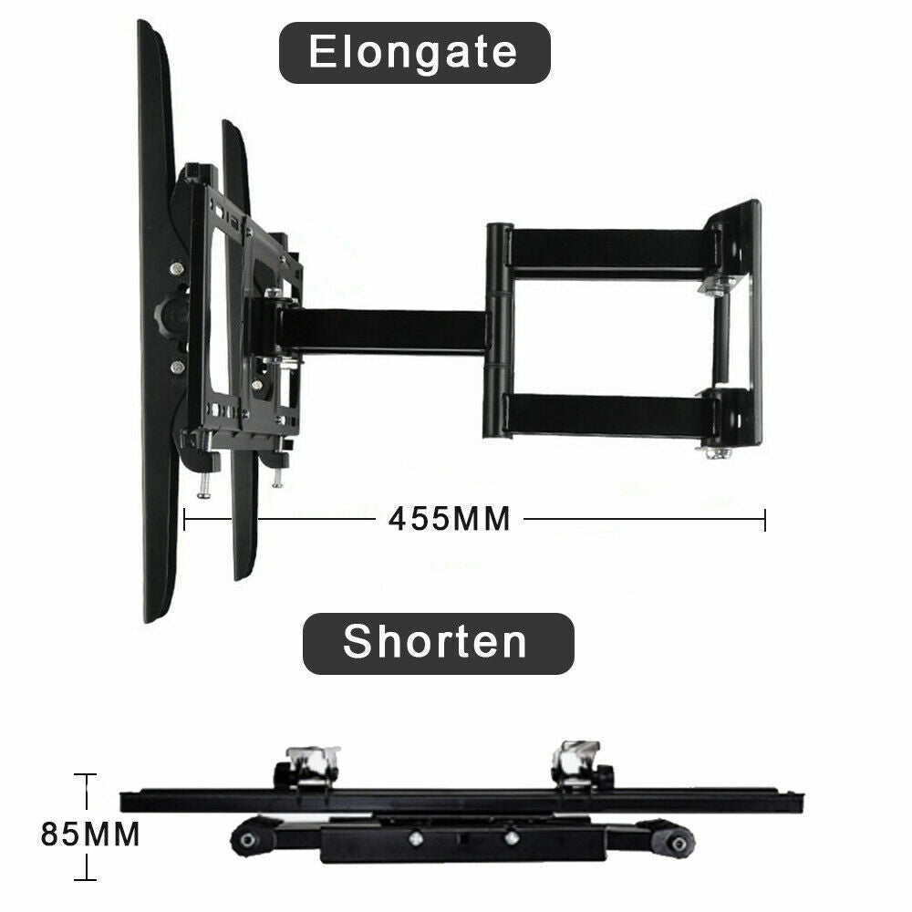 Support mural TV Mont Tilt Swivel LG 32 40 43 50 55 65 80 pouces