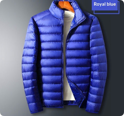 Manteau tendance à capuche rembourré blanc Duck Down Hommes