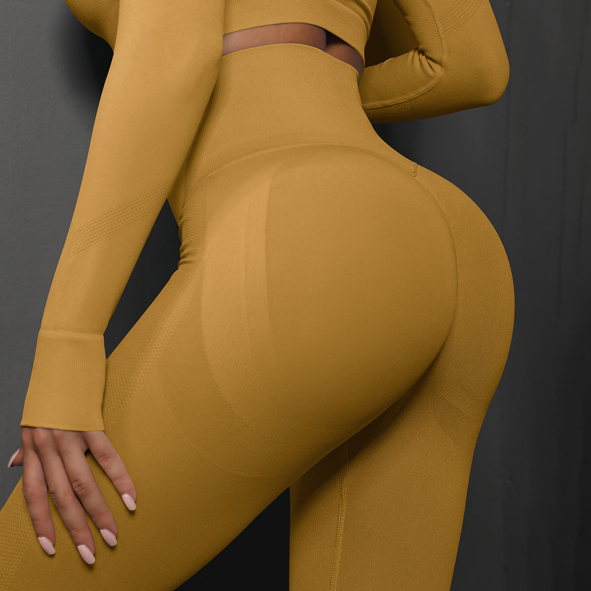 Femmes sans couture haute taille Yoga pantalons Peach Butt Lifting Tights Course entraînement jambe de fitness