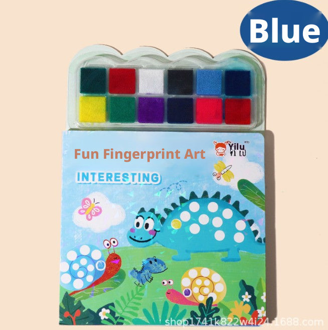 Print Fun Doodle-Dinosaur-Paper-Blue-1