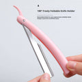 Couteau pliant à lame de sourcils-pink-1