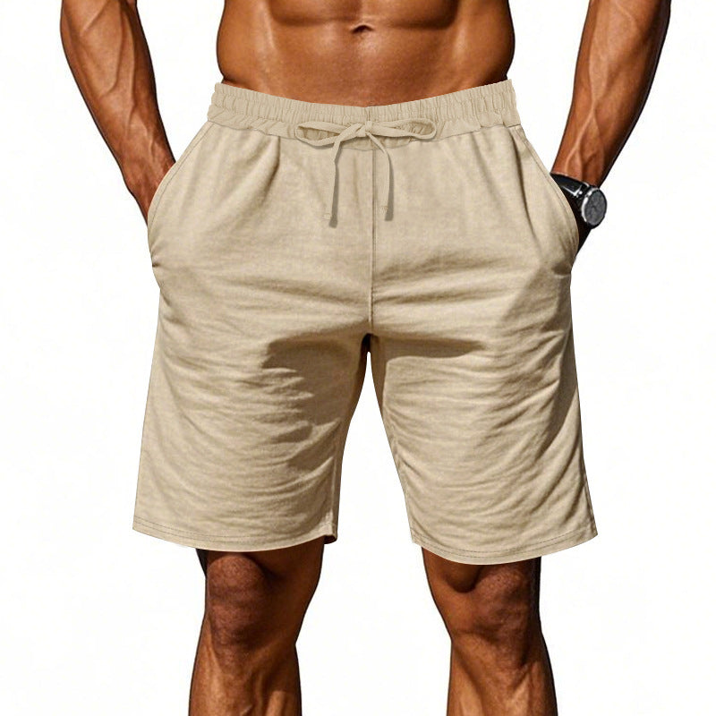Short homme Summer Thin Beach Casual Loose Short cinq points Homme's Outer Wear