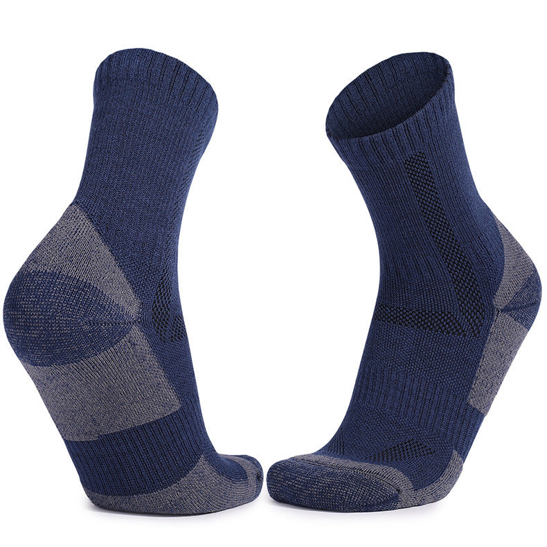 Chaussettes à neige en cachemire athlétique à ski chaud pour hommes
