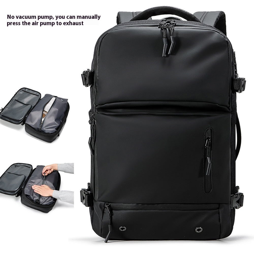 Sac à dos de compression sous vide pour hommes Sac de voyage multifonctionnel