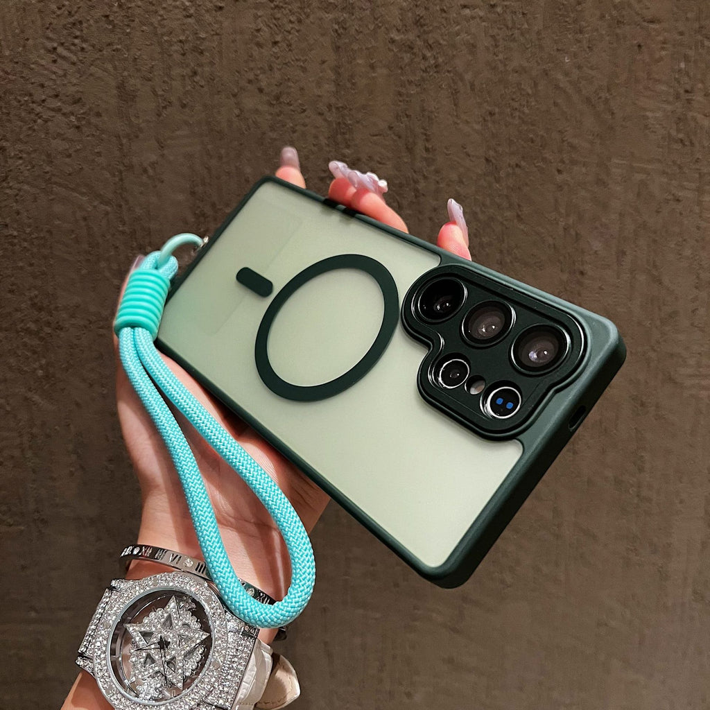 Étui de téléphone magnétique à bande de sable Yadun