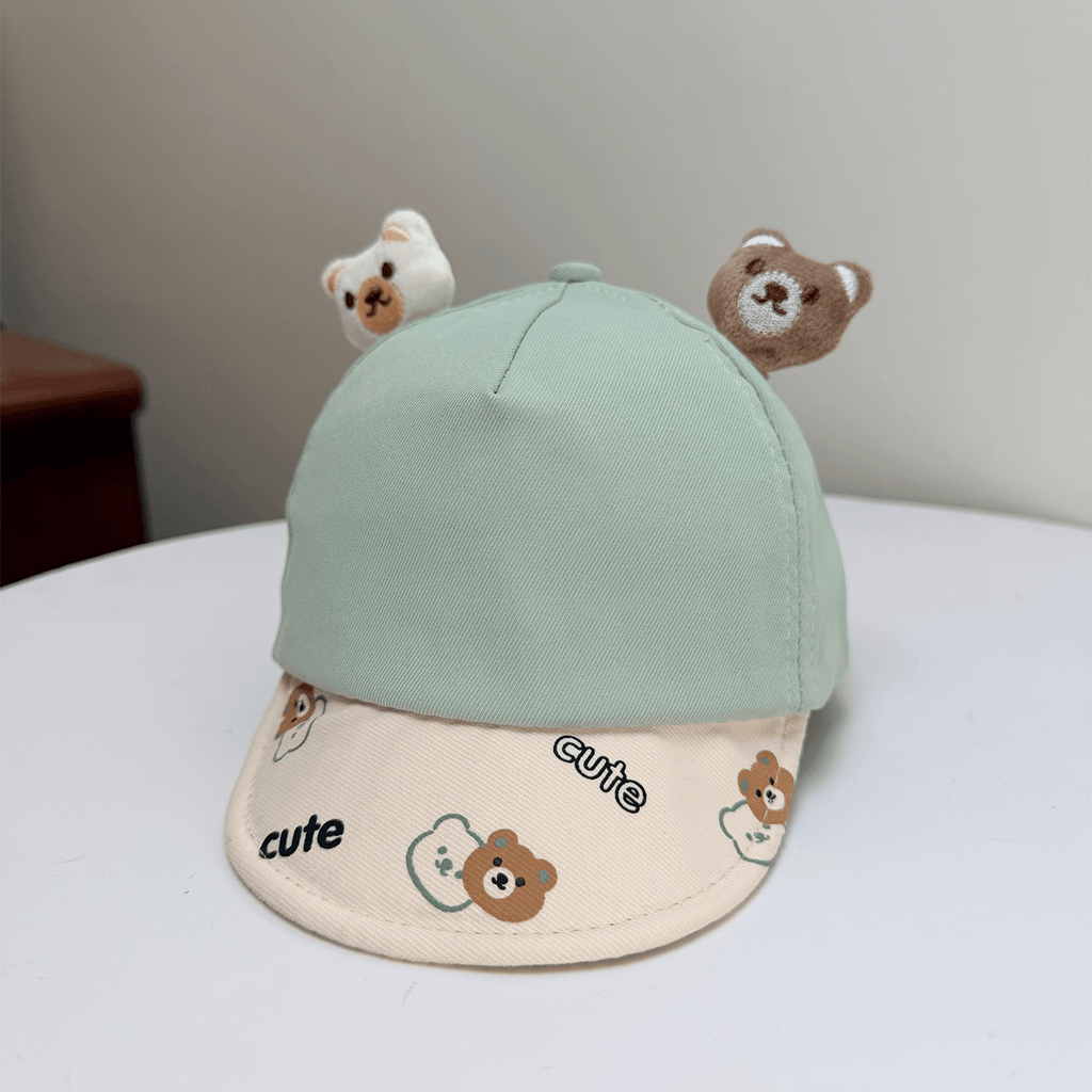 Patchwork style coréen Imprimé Lettering Soft Brimmed Baseball Cap avec Trois dimensions
