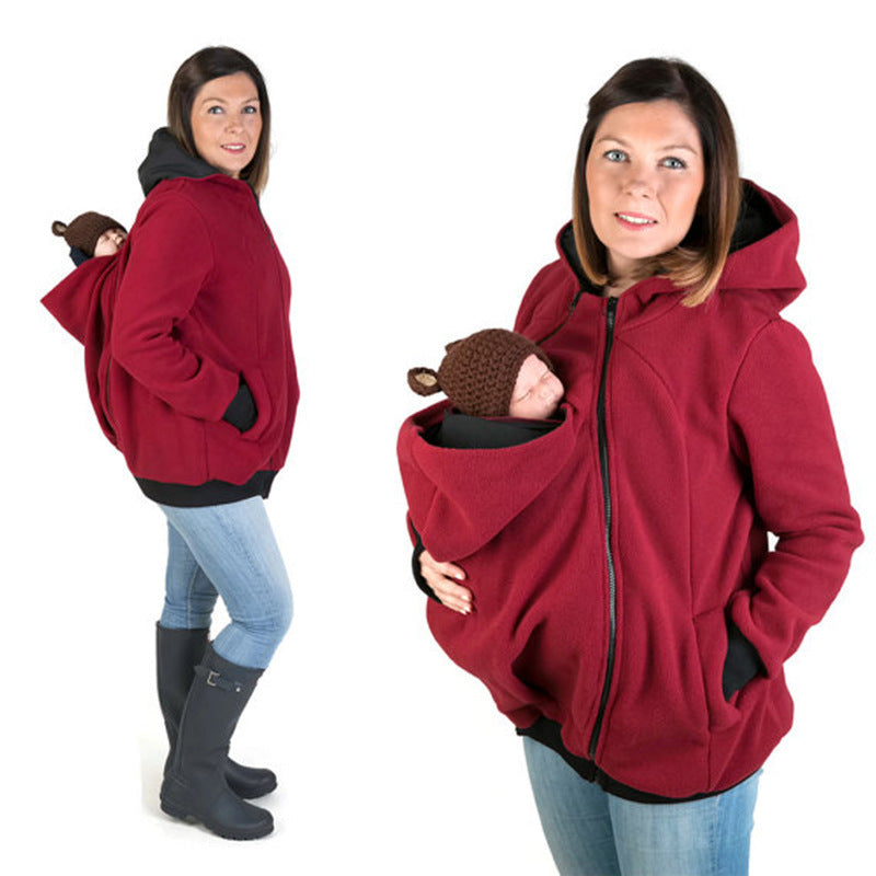 Manteau multifonctionnel pour mère kangourou