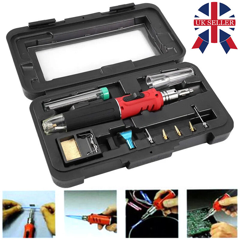 Cordless Auto Ignition Butane gaz Kit de soudure en fer Torche à souder auto-ignit