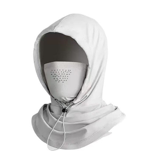 Masque visage écran solaire avec Hood Protection UV pleine face