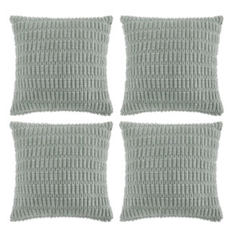 Moderne Minimalist Corduroy Couvercle de coussin de canapé en grain de blé