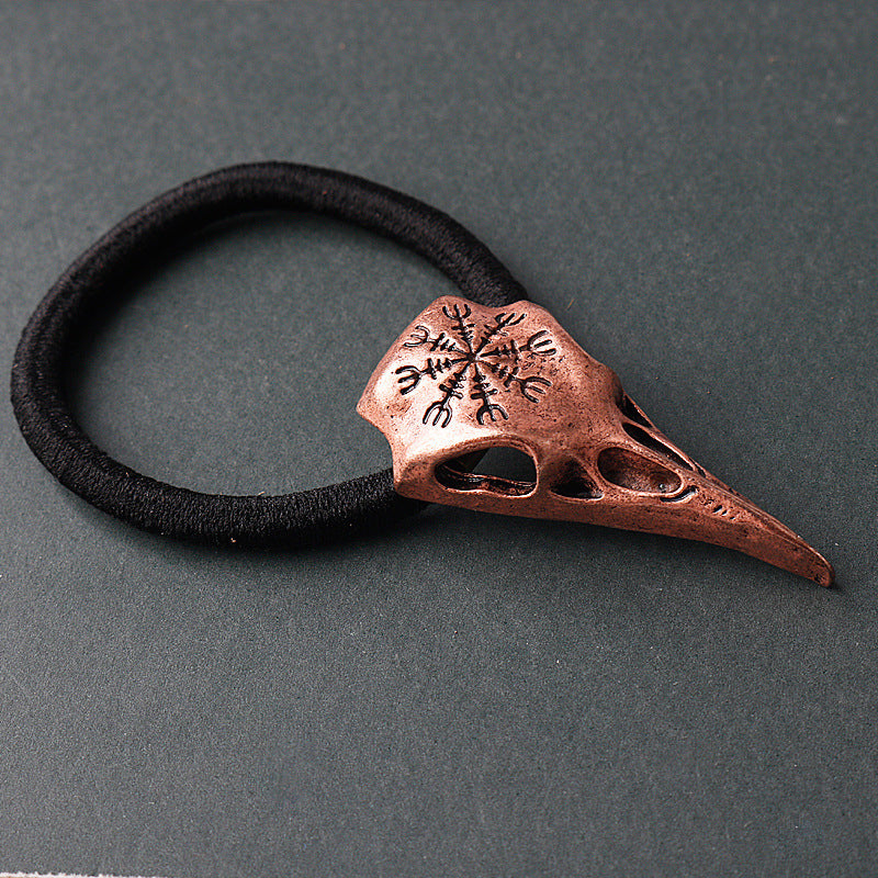 Rope de tête de crâne Viking Compass