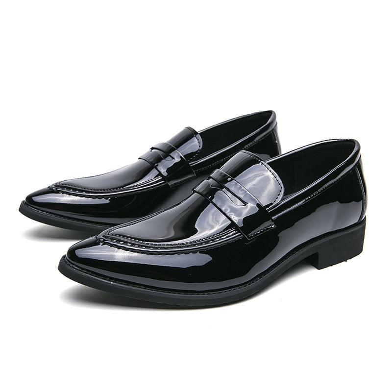 Chaussures pour hommes, Chaussures pointues, Mocassins coréens de style britannique