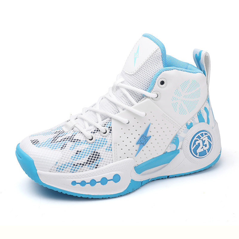 Chaussures de basketball de course antidérapantes Mesh pour enfants