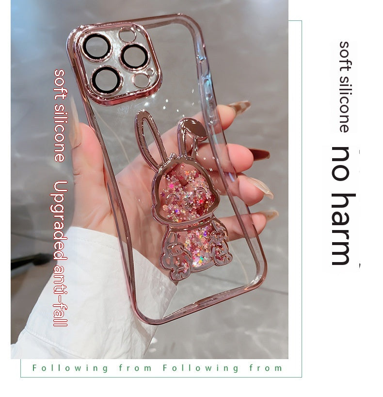 Lentille électroplastique en plastique Protecteur de téléphone Année Quicksand Rabbit Drop-