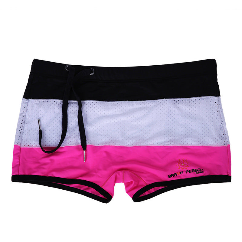 Boxers de maillots de bain en polyester pour hommes