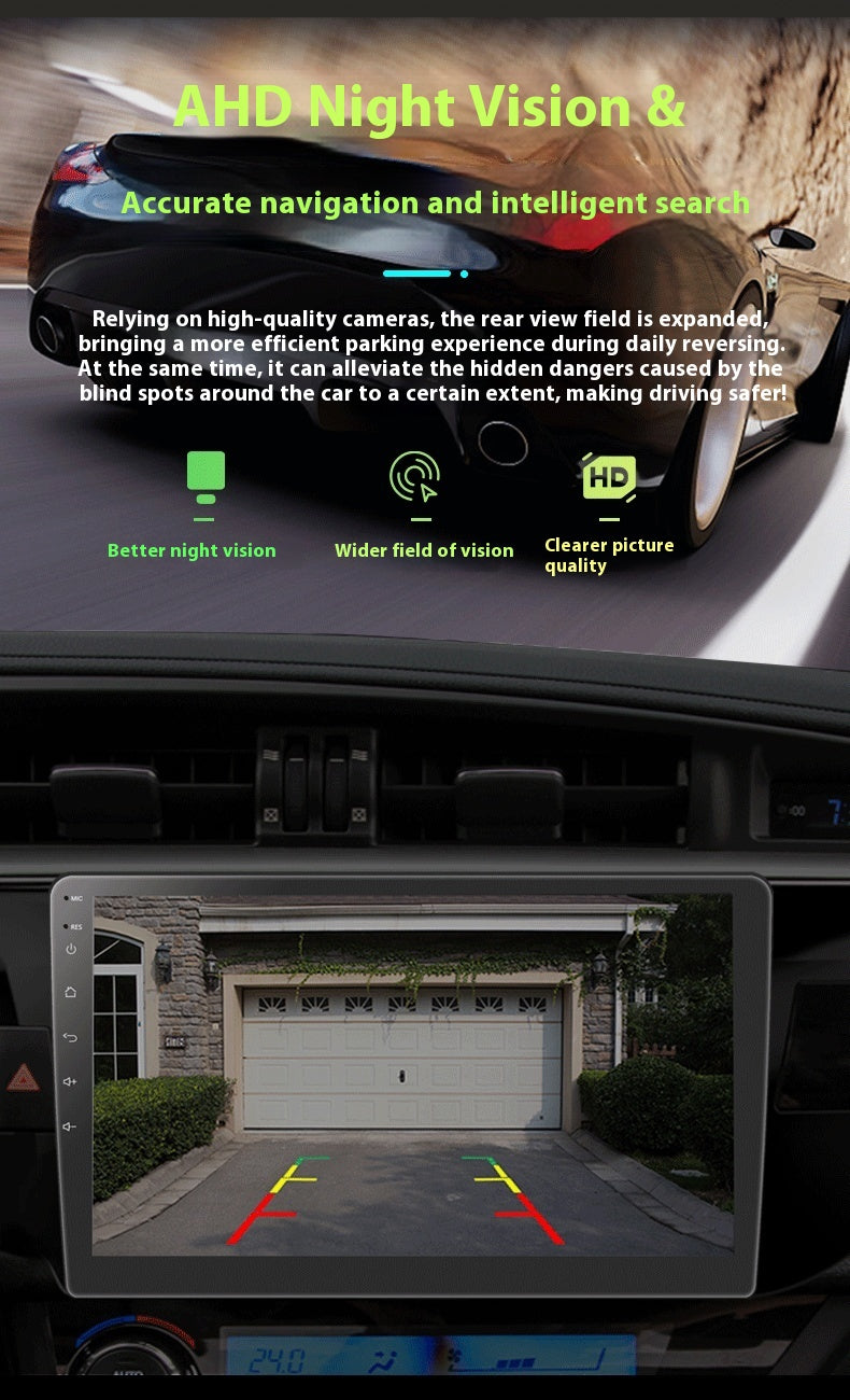9-pouces Une machine universelle Android Auto voiture contrôle central grand écran