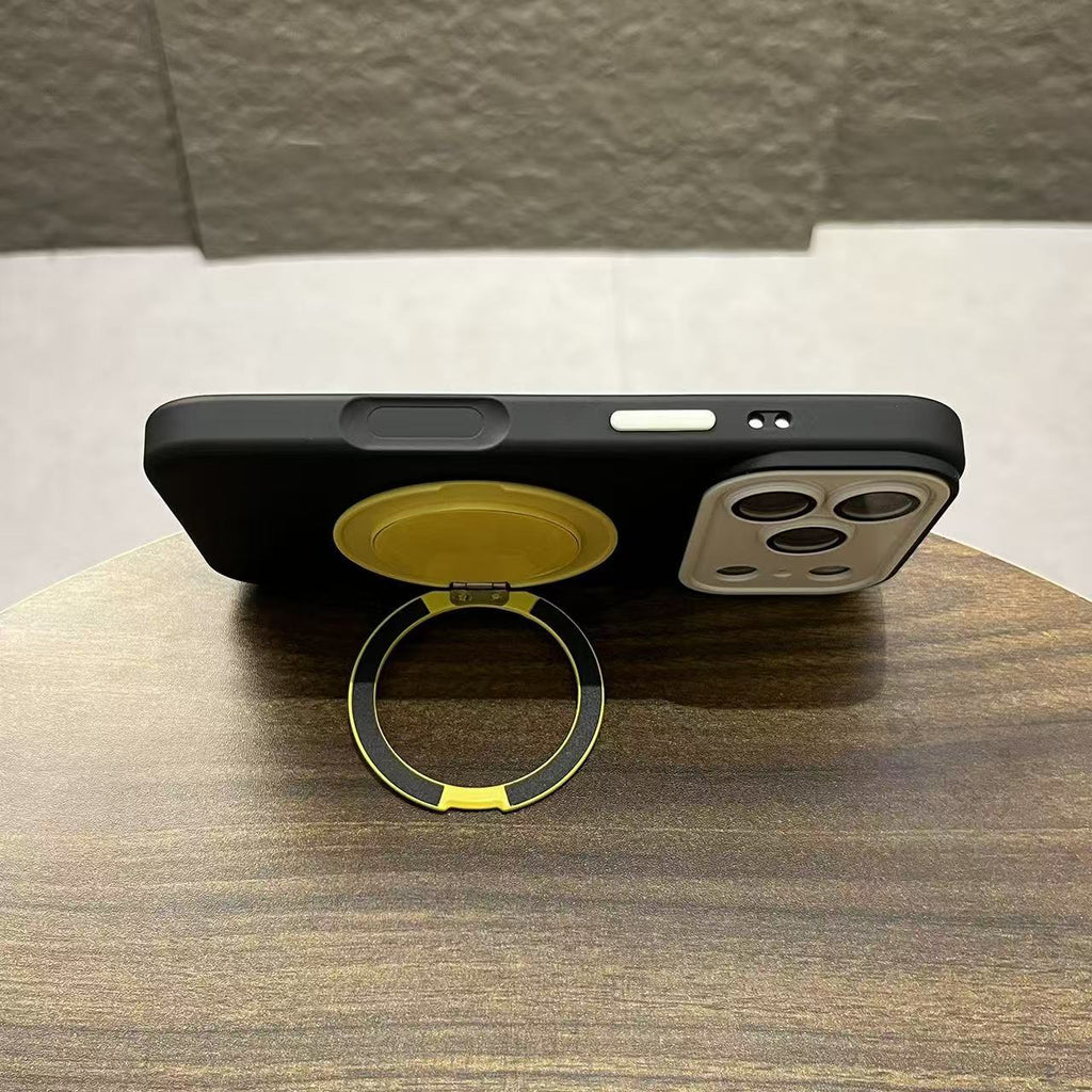 Boîtier de téléphone à boucle ronde en bloc de couleur