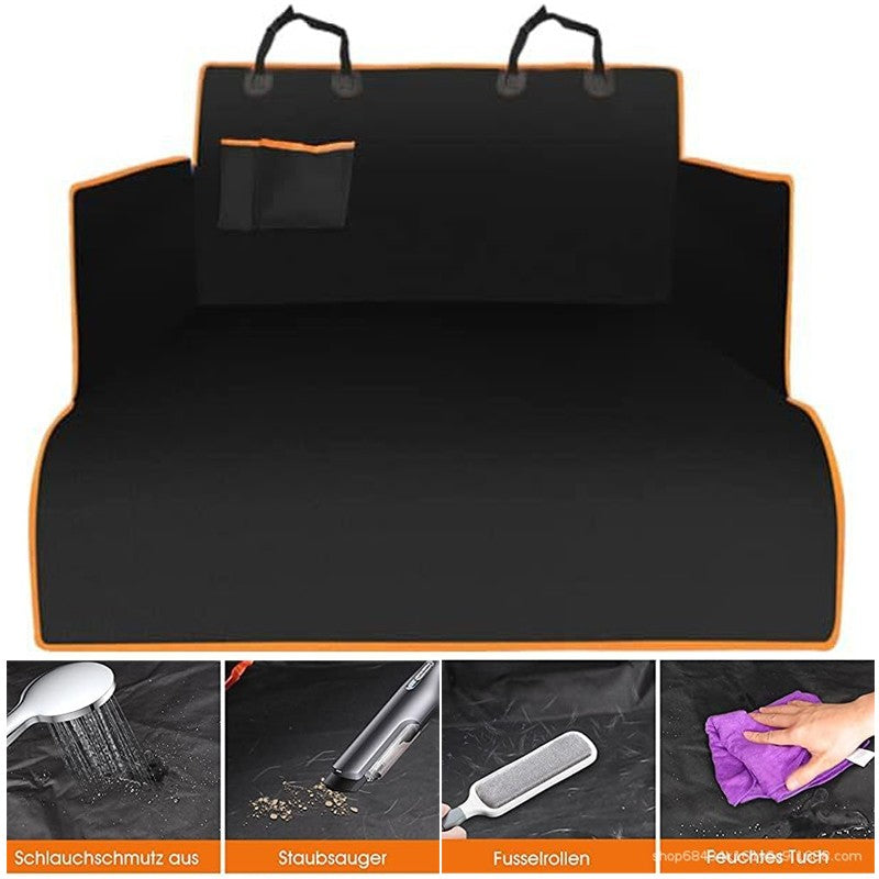 Pet Car Boot Liner Protecteur pour chiens Universal Car Boot Cover Waterproof Noir