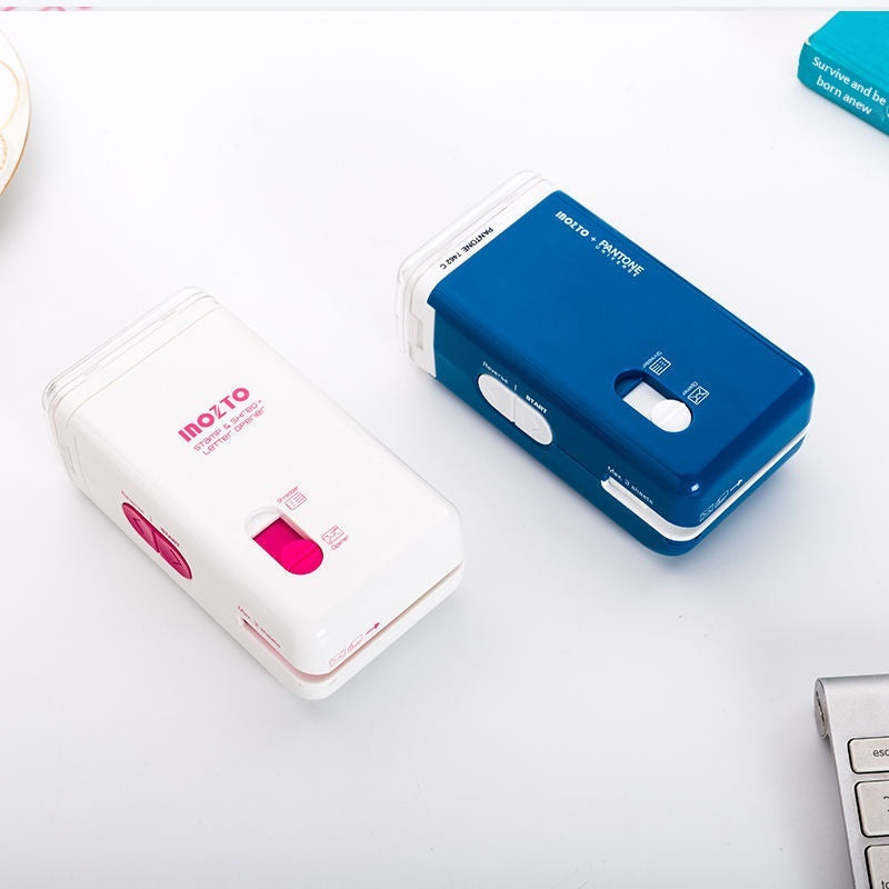 3-en-1 Shredder électrique multifonctionnel avec mini-ouvre-lettres