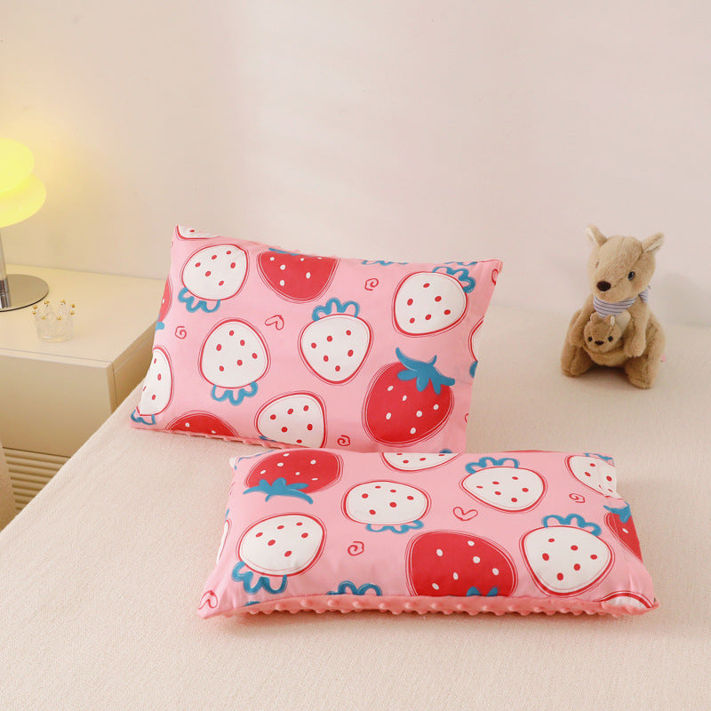 Caricature Doudou Fleece Oreiller Tout-Cotton
