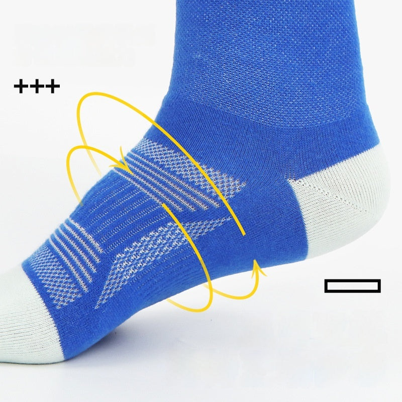 Hommes et femmes Randonnée Respirant Sweat-absorbant mi-calf Chaussettes en coton