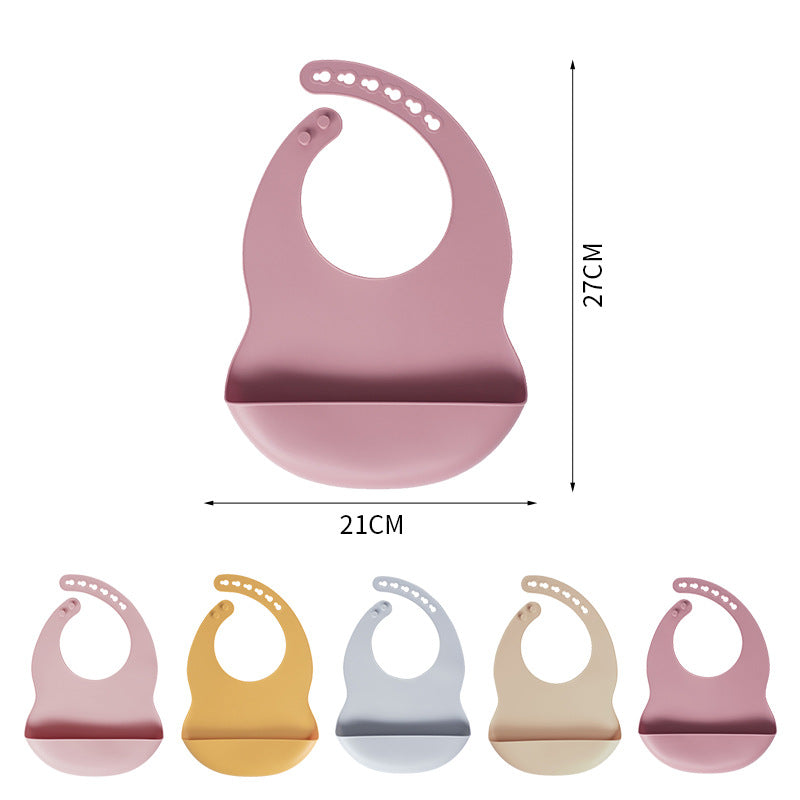 Silicone Bib Baby Feeding Bib Waterproof Qualité alimentaire