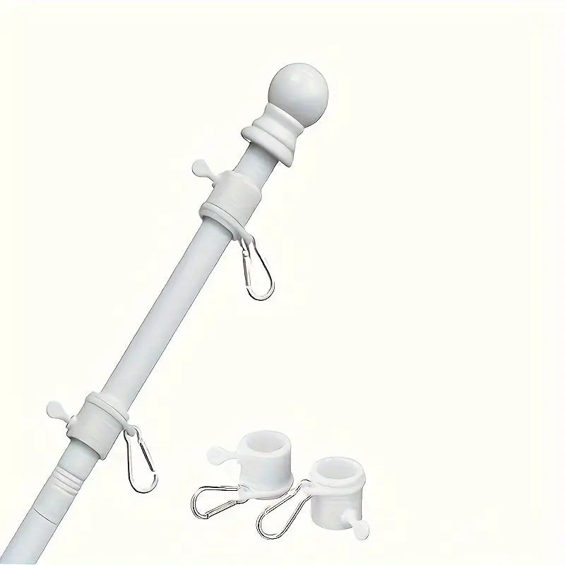 Mur suspendu extérieur 18 M 6ft Cinq sections en acier inoxydable Flagpoles
