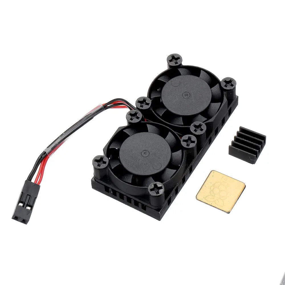 Radiateur pour ventilateurs jumeaux Raspberry Pi personnalisé