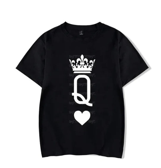 Couple Matching T Shirts Hommes et Femmes Valentines Jour Couple T Shirts Trendy