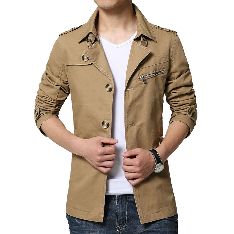 Léger Lavable Casual Mid Longueur Veste