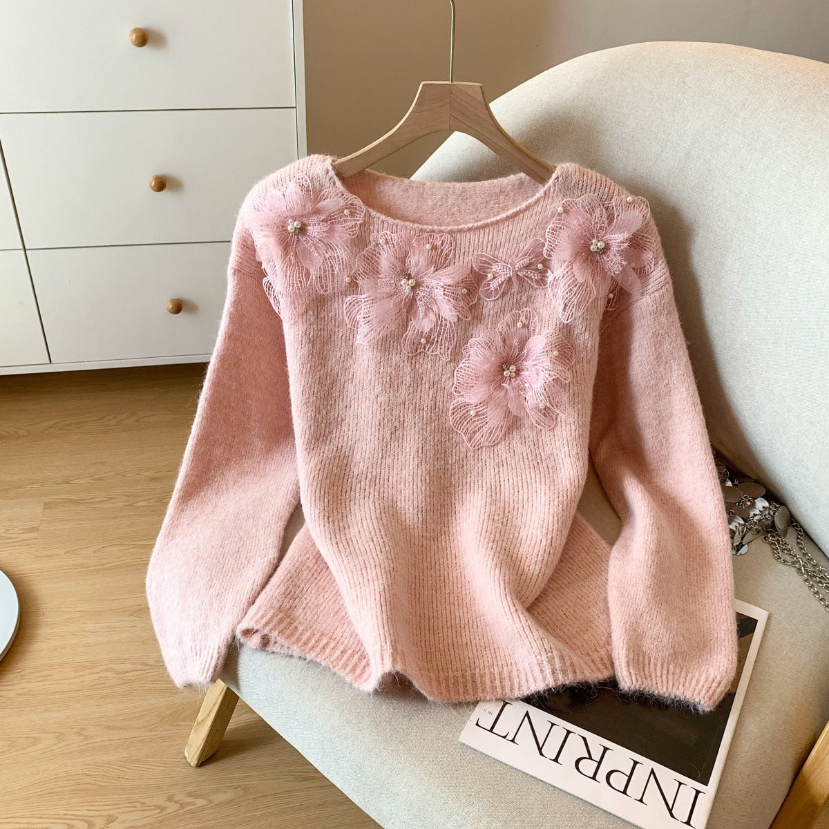 Chandail en dentelle pour femmes Automne Et l'hiver