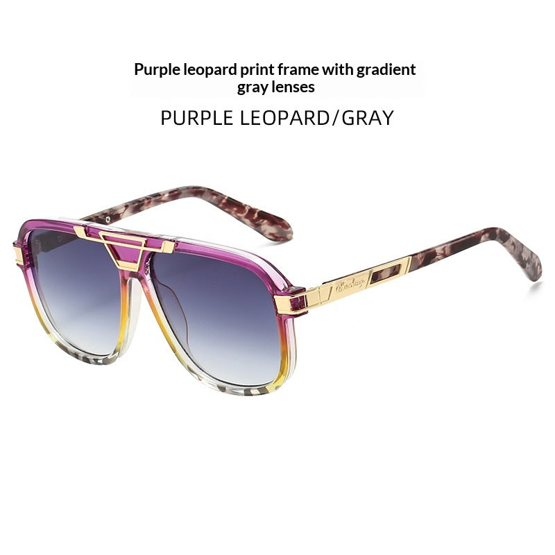 Lunettes de soleil à double faisceau stylé pour femmes