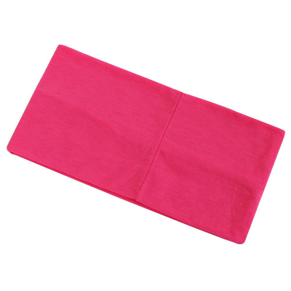 Candy Color Extra Wide Femmes bande de tête Coiffure Yoga Sports Bande élastique
