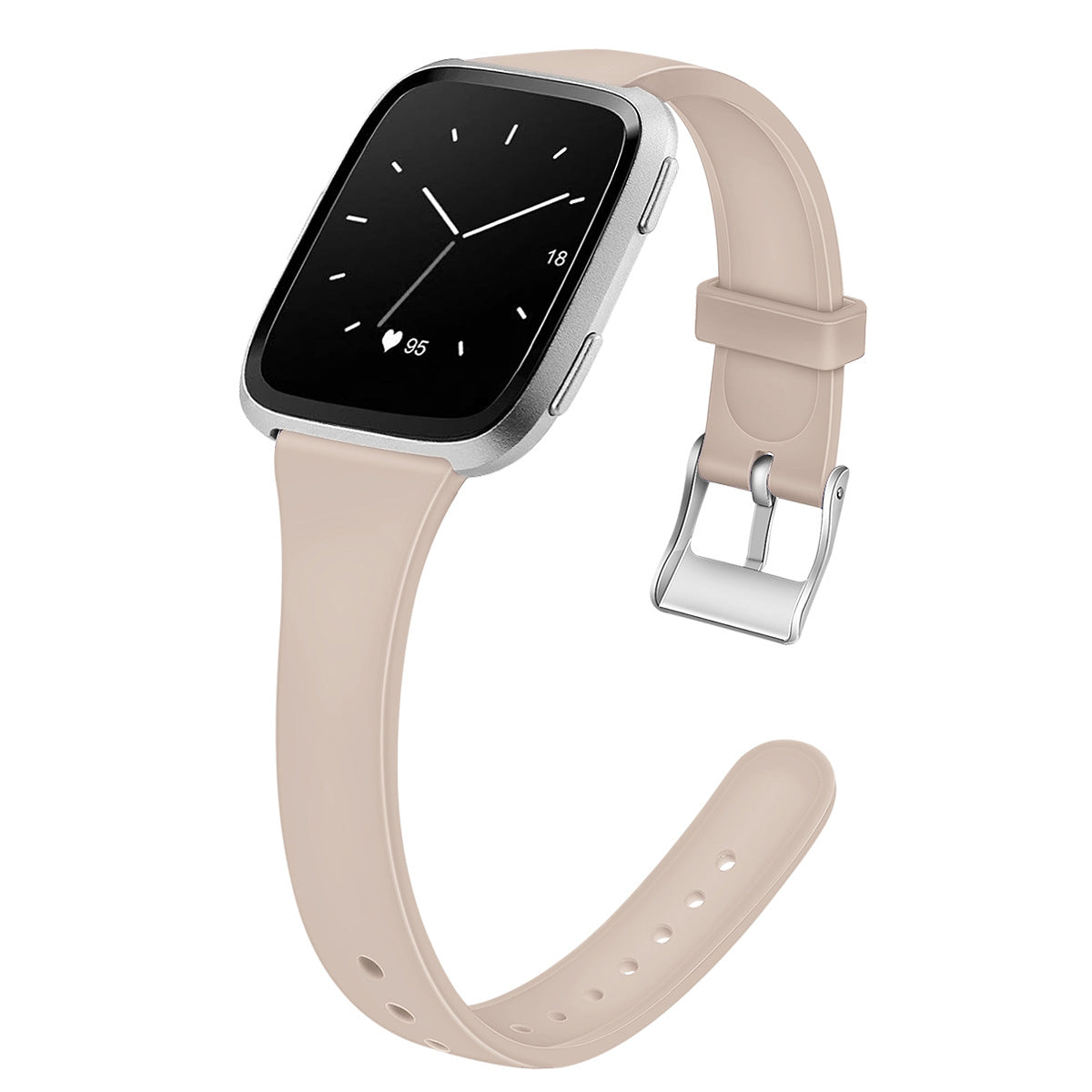 Bracelet en silicone Smart Watch Shrink Silicone Solid Color Watch Band