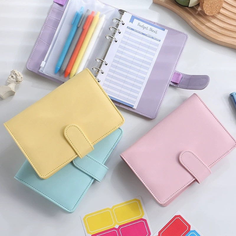 Sac de fermeture à glissière en cuir PU simple couleur solide