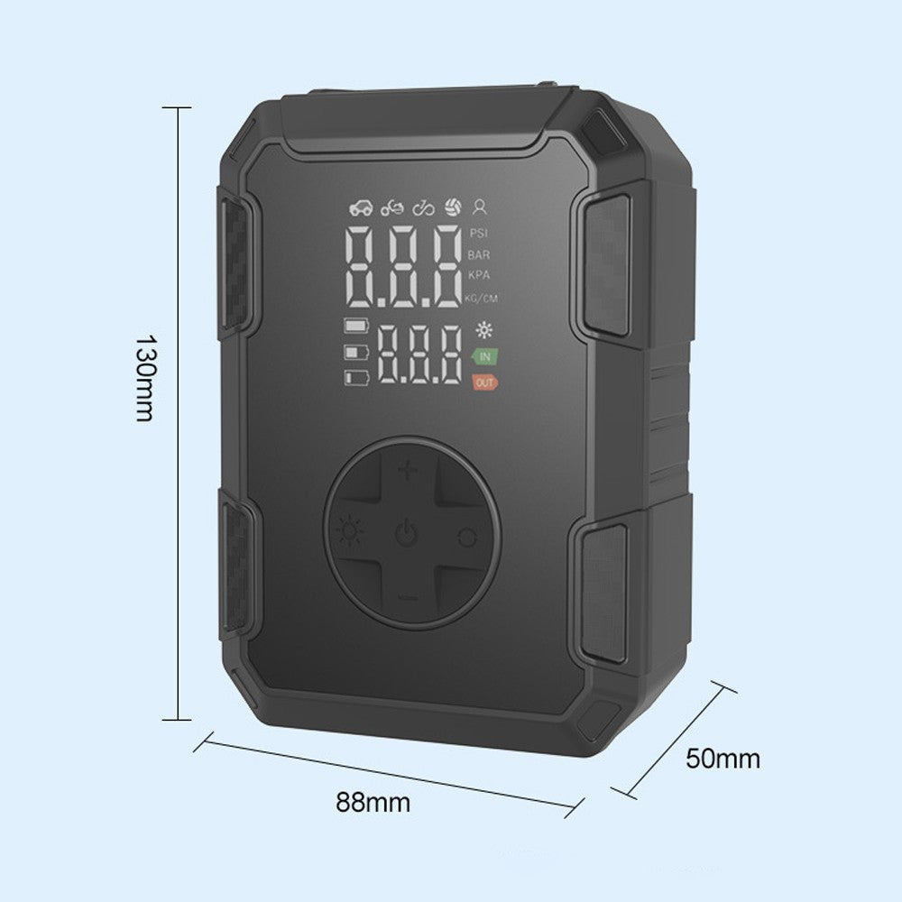 Pompe de compresseur d'air rechargeable USB numérique sans fil pour pneumatiques de voiture