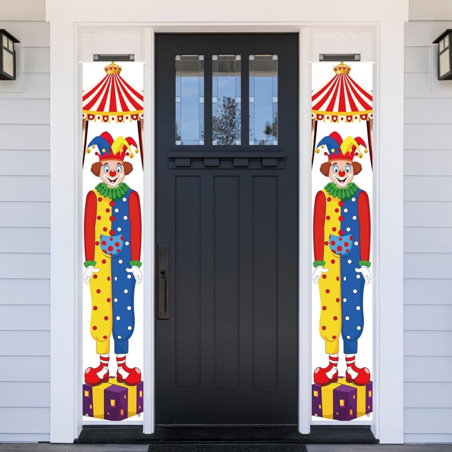 Bannières de porte clown à 2 paquets