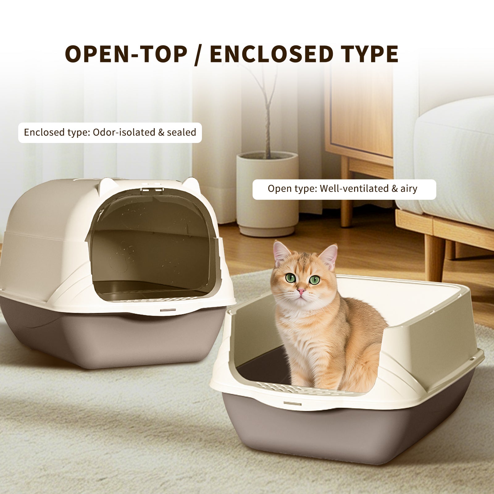 Uniquement prise de soi---Portable Litter Box