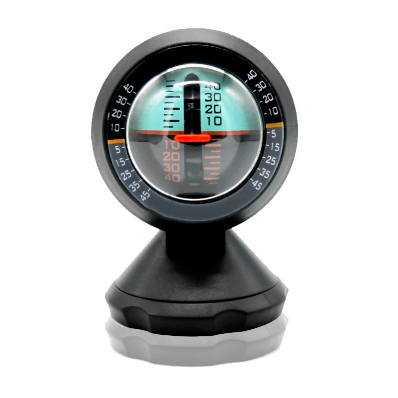 Vehicle-mounted, self-sensing inclinometer