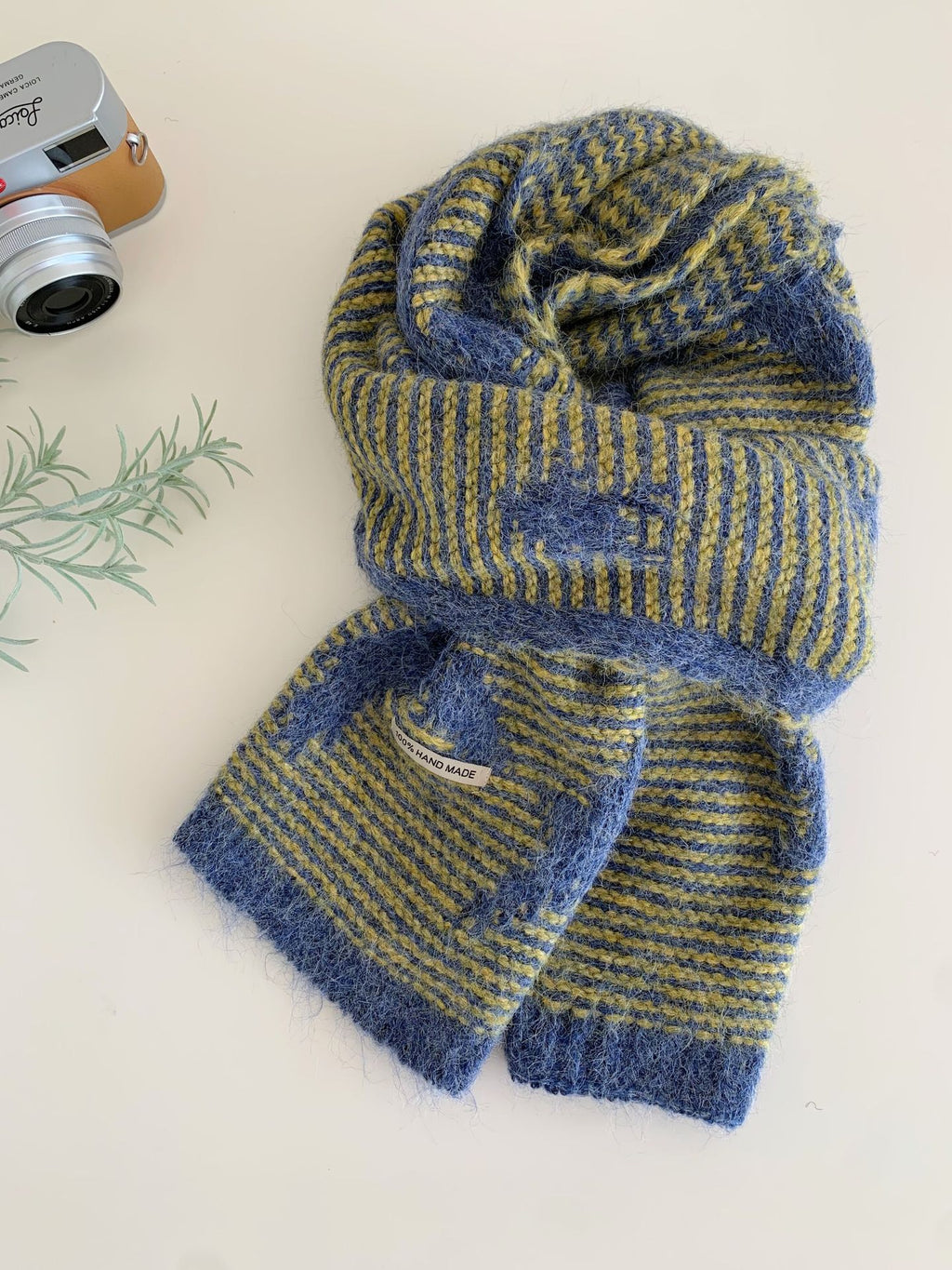 Écharpe d'hiver tricotée en étoile simple et polyvalente pour femmes