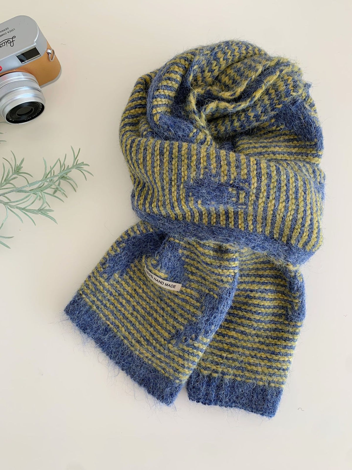 Écharpe d'hiver tricotée en étoile simple et polyvalente pour femmes