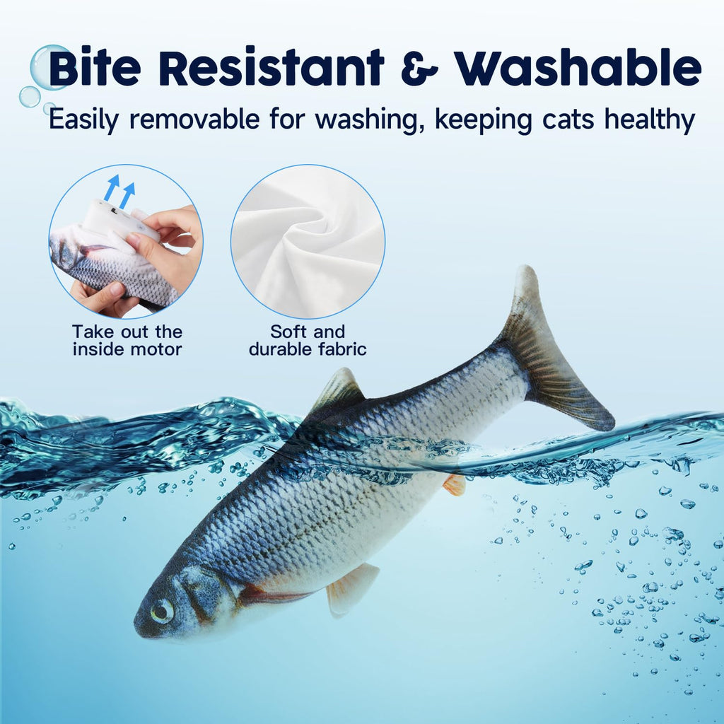 Jouets de chat Floping Poisson avec Catnip