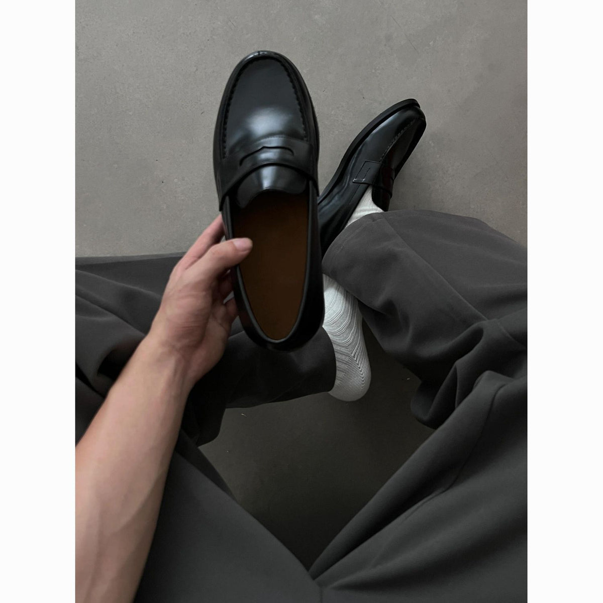 Chaussures en cuir pour hommes