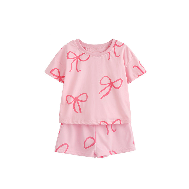 Filles Western-style Floral-print Toddler Et Kids Set