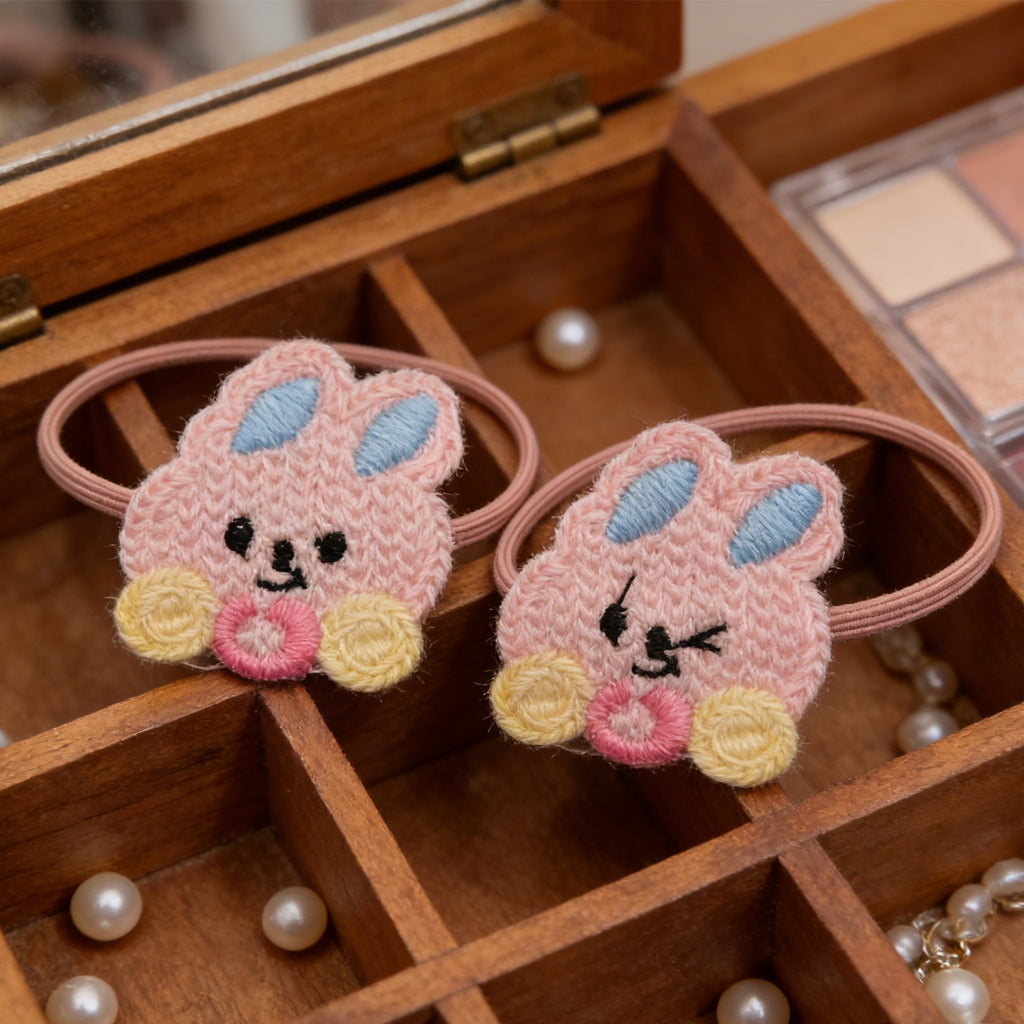 Tricoter les cheveux Bunny Tie-4043