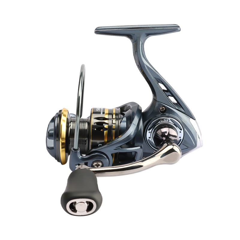 Metal Rocker Arm No Gap Casting Reel Waterproof Giant Wheel